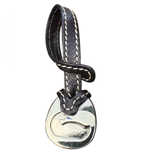 Dooney and Bourke - Vintae Brass All Weather Leather Keychain/Hang Tag